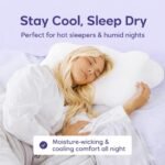 Mellow Cloud Cold Cooling Comforter for Hot Sleepers, Built-in Duvet, Gray | Dual-Sided Arctic Silk & CloudKnit, Lightweight Summer Quilt, Machine Washable, Twin/Twin XL, Machine Washable (Grey)