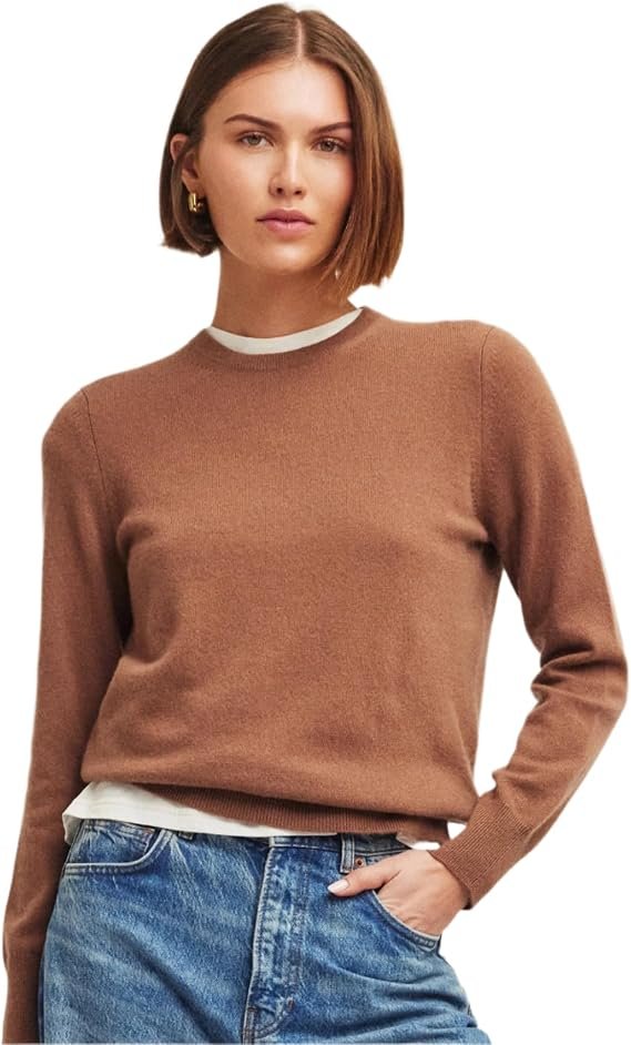 NAADAM Women’s The Original Cashmere Crewneck Sweater