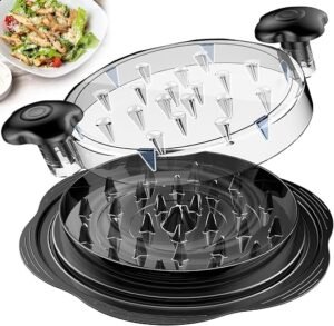 SURETIVIAN chicken shredder tool with a visible twisting chamber and ergonomic handle