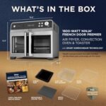Ninja French Door Premier Air Fry Oven, 10-in-1, Black, FO101BK