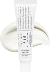 Dr.Althea 345 Relief Cream tube packaging on a clean background