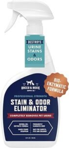 Rocco & Roxie stain eliminator spray bottle for pet odors and carpets