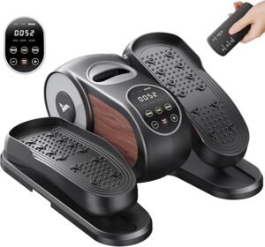 MERACH under desk elliptical with remote control for seated leg exercise