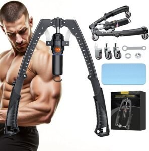 Twister Arm Trainer hydraulic power chest workout equipment with ab roller wheels