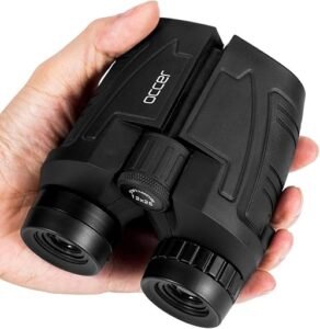 Occer compact binoculars for adults and kids in outdoor setting