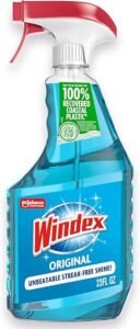Windex Glass and Window Cleaner Spray Bottle in Original Blue Scent