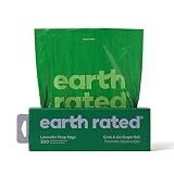 Earth Rated Dog Poop Bags on a Roll, Grab and Go, 300 Bags, Lavender