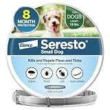Seresto Small Dog Vet-Recommended Flea & Tick Treatment & Prevention Collar for Dogs Under 18 lbs | 8 Months Protection