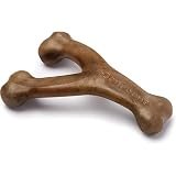 Benebone Wishbone Dog Chew Toy for Aggressive Chewers, Real Bacon, Medium | Durable, Super Chewer, Made in USA, Dog Bones, Long-Lasting, A Size for Every Dog, Keeps Them Busy