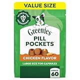 Greenies Pill Pockets Large Size Dog Treats, Chicken …