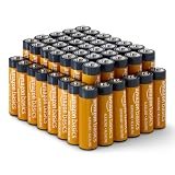 Amazon Basics 48-Pack AA Alkaline High-Performance Batteries, 1.5 Volt, 10-Year Shelf Life, Long-lasting, No Leakage