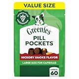 Greenies Pill Pockets Large Size Dog Treats, Hickory Smoke, 15.8 oz