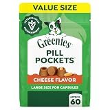 Greenies Pill Pockets Large Size Dog Treats, Cheese Flavor, 15.8 oz