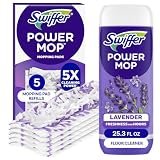 Swiffer Power Mop Refill Pack, Floor Cleaner for Mopping Tile, Vinyl, Laminate, Wood in Home, Bathroom, Kitchen, All Purpose