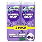 Swiffer Power Mop Refill Solution, Floor Cleaner for Mopping Tile, Vinyl, Laminate, Wood in Home, Bathroom, Kitchen, All Purpose Multi-Surface Solution for Floor Cleaning, Lavender Scent, 50.6oz
