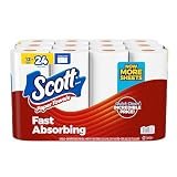Scott, Choose-A-Sheet Fast Absorbing Double Rolls Paper Towels, 12 Count