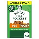 Greenies Pill Pockets Large Size Dog Treats, Variety Pack, 15.8 oz