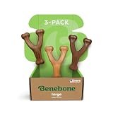 Benebone Wishbone Dog Chew Toy for Aggressive Chewers, Large, (Pack of 30)